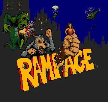 Rampage (revision 3) screen shot title